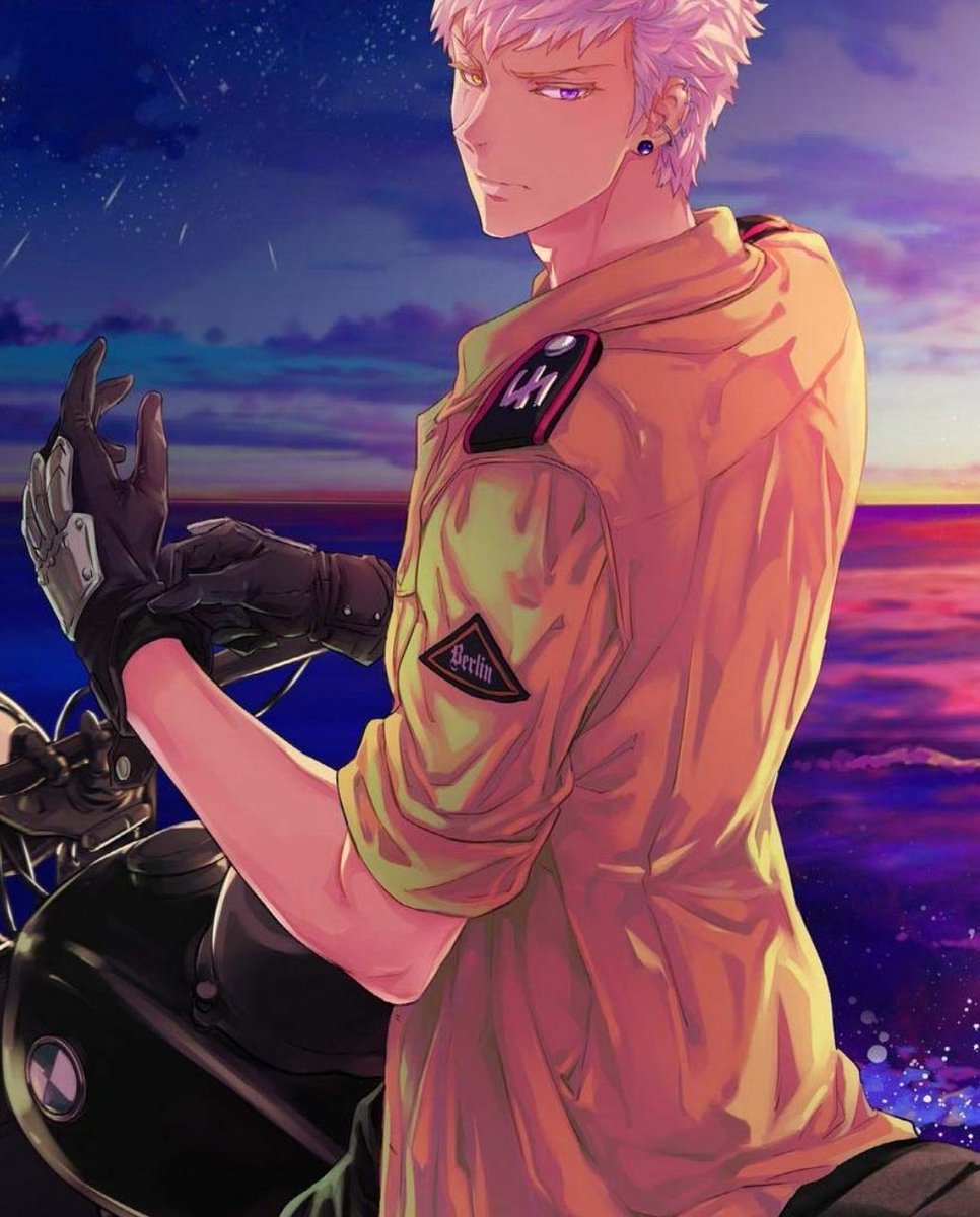 There's nothing that could clear his head more than driving around with his bike