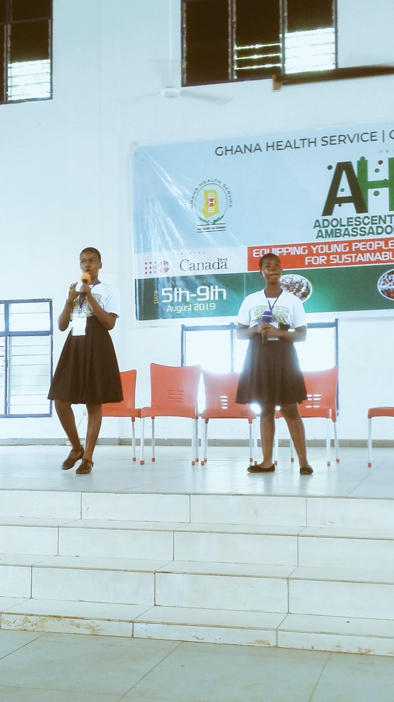 victusekissi's tweet photo. Nkwanta District pitching their project. which is Putting a stop to rampant cases of Teenage pregnancies in Nkwanta district. #AdHealthGh Adolescents deserve complete #AHAC2019.@UNFPAGHANA #AdHealthGh #AfricanYouth4SDGs #SDGs @YoungLeadersFdn @WomenDeliver https://t.co/fhU2aJ7X5w