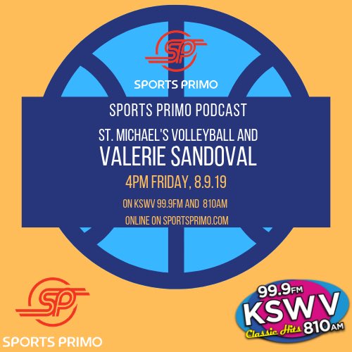 Tomorrow on <a href="/KSWVradio/">KSWV 99.9fm 810am</a> and sportsprimo.com! <a href="/StMikesHorsemen/">St. Michael's High School</a> <a href="/2018BlueCREW/">Blue Crew</a>