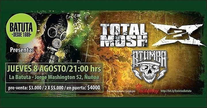 LA_BATUTA's tweet photo. Hoy en Batuta! Abrimos a las 20 hrs.
#totalmosh #2x #rtumba
https://t.co/0XlspjXtET https://t.co/nLh0BKzyUo