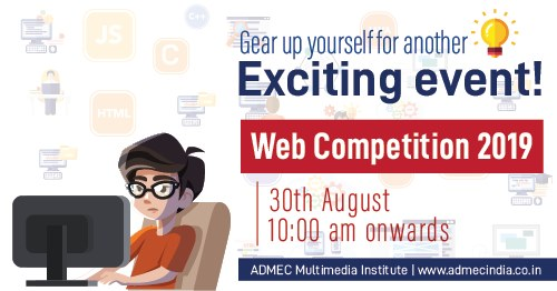 admecinstitute's tweet image. || Web Competition 2019 ||
Here is an exciting event organized by ADMEC Multimedia Institute.
#webquiz