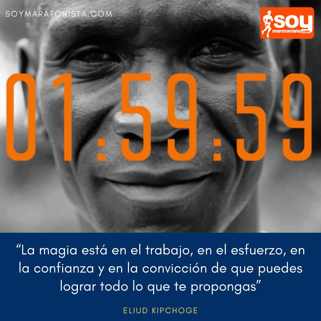 Soymaratonista Com Twitterren Buenos Dias Mundo Hoy Te Compartimos Una Excelente Frase Del Hombre Record Eliud Kipchoge Magia Frasesrunning Soymaratonista Running Run Correr Soyrunning Maraton Marathon Caminata Carreras 5k 10k 21k