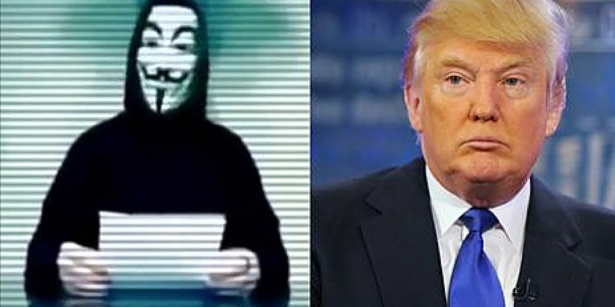 RealGypsyNinja's tweet photo. Anonymous Declares ‘Total War’ On Donald Trump https://t.co/iV5QGJtzXD https://t.co/m14G9O8GHx
