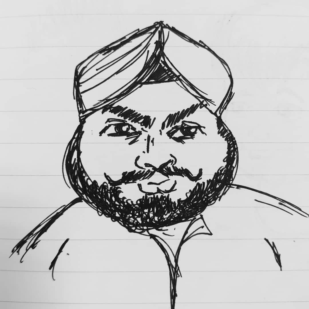 tanmay168's tweet photo. Some pen work after a long time... #BoringOffice #RandomDrawing #bestTimepass https://t.co/YKjf5Kb48x