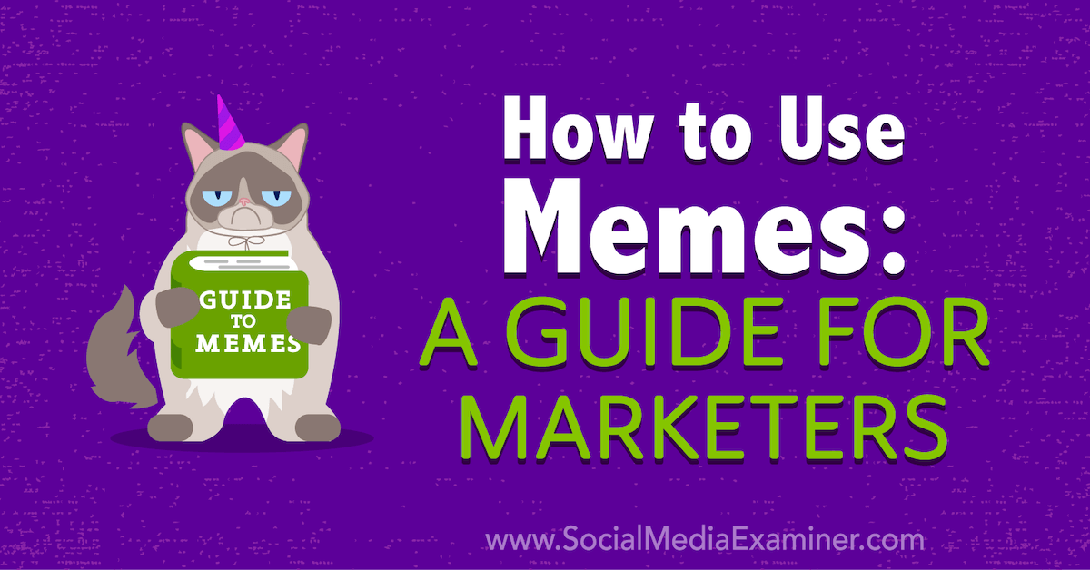 How to Use #Memes : A Guide for #Marketers (Via Social Media Examiner): buff.ly/2KwHnB3 

#socialmedia