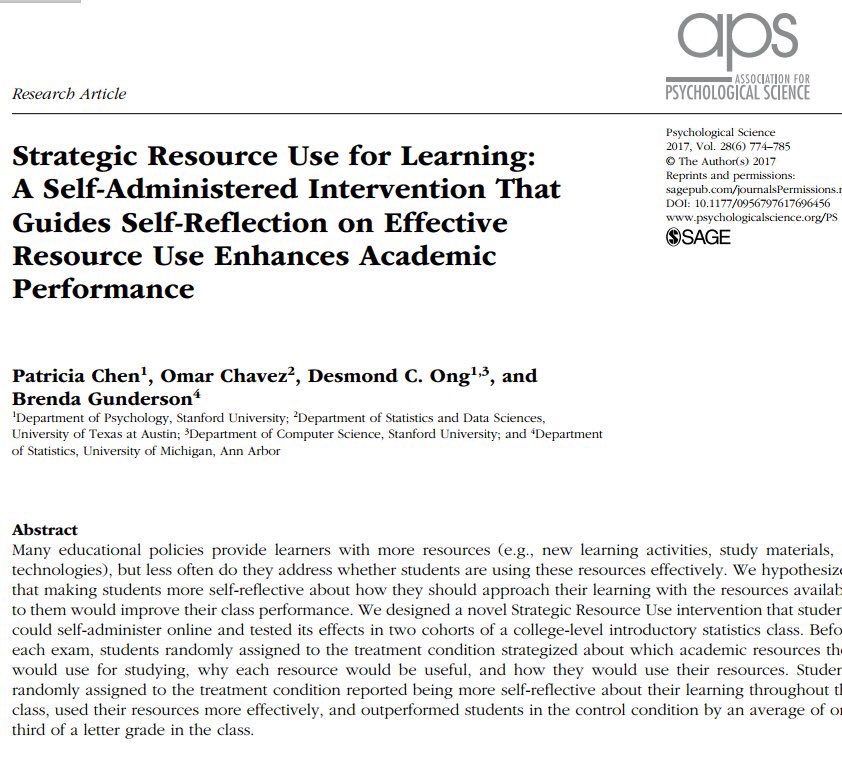 emollick's tweet photo. I recently tweeted about a teaching intervention that doesn’t work, but how about two that do! One of my favorites is reflection. These papers show that giving people time to reflect increases test scores by 23% to 33%.  1/3 https://t.co/0zXYv3jwhO https://t.co/vkIea0xqsx