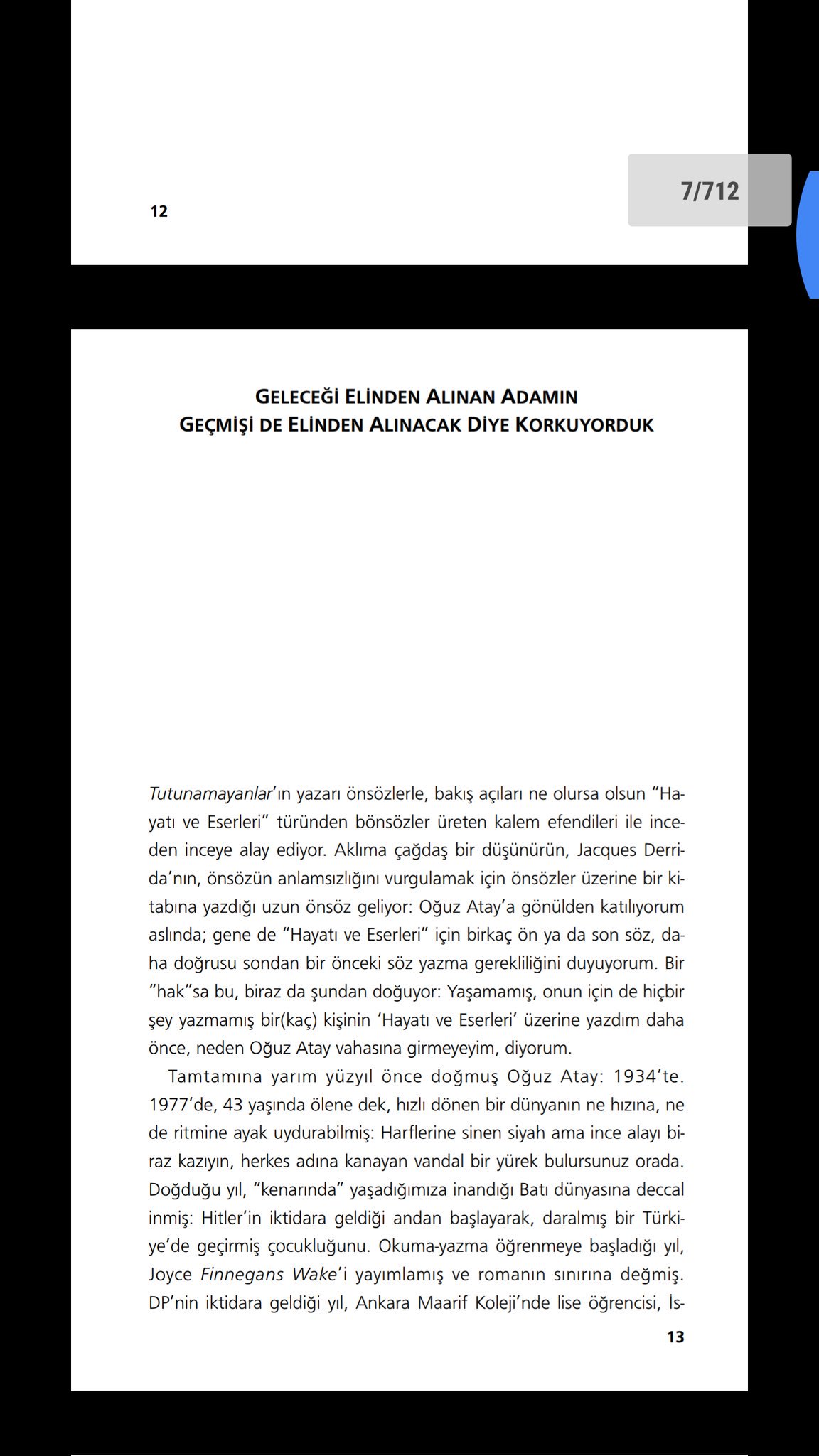 Mountain On Twitter Https T Co Gqwjbonc0b Oguz Atay Tutunamayanlar Pdf Linke Tikladiktan Sonra Skip Yazisina Tikladiktan Sonra Dosyaya Ulasabilirsiniz Egerki Uygulamadan Tikliyorsaniz Baglantiyi Kopyalaya Tiklayip Tarayicidan Daha Rahat