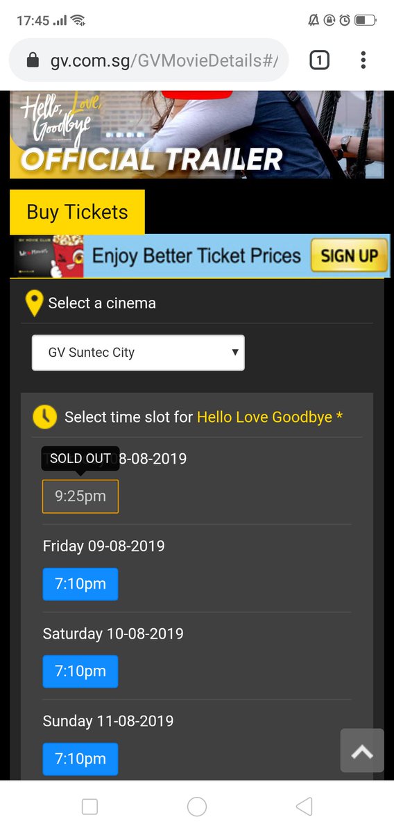 LoveForAlden's tweet photo. ayus paps.. Sold out sa GV Suntec tonight

#HelloLoveYouMore https://t.co/SURJZdBB07