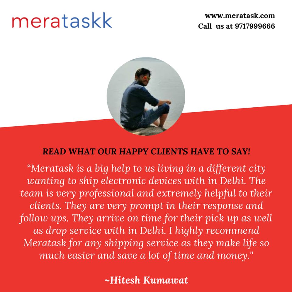 meratask's tweet photo. Customer satisfaction is the key to our success.. Read what our satisfied and happy clients have to say about Merataskk. If you are also looking for same day delivery across Delhi NCR, look no further and call 9717999666
.
.
#meratask #samedaydelivery #growyourbusiness https://t.co/m7NAXbo3jV