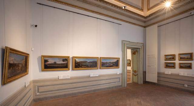 BarberiniCorsin's tweet photo. La sala 40 è dedicata alla Veduta romana con opere di Vanvitelli e di Giovanni Paolo Panini che fu uno degli interpreti dei “capricci architettonici”, con paesaggi caratterizzati da architetture immaginarie o da reali rovine accostate in modo del tutto fantasioso
#nuovesale https://t.co/JSKdp39NKZ