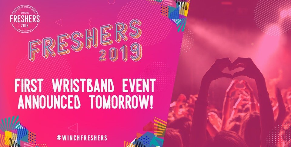 WinchesterPres's tweet photo. Keep your eyes peeled - the first of our HUGE Freshers Week events is announced tomorrow!! @winchestersu πππ https://t.co/CSIX2W8Yhr