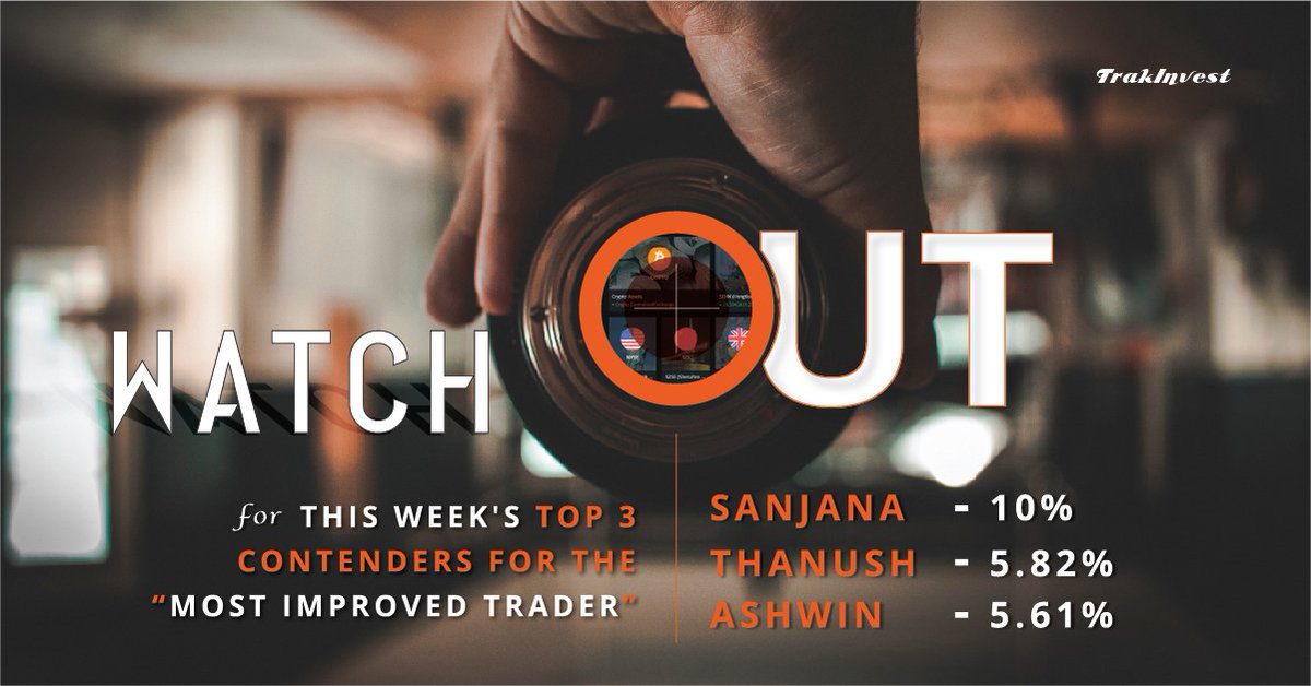 TrakInvest's tweet photo. Look out traders! We already have contenders for Most Improved #Trader! Don’t make it too easy for them, Visit https://t.co/XmKCOIcchy and join the #TrakInvest #NSE #Competition to take your place on the leaderboard.
#learnshareearn #mockstock #trakinvest #virtualtrading #stocks https://t.co/wjs4W4iwiE
