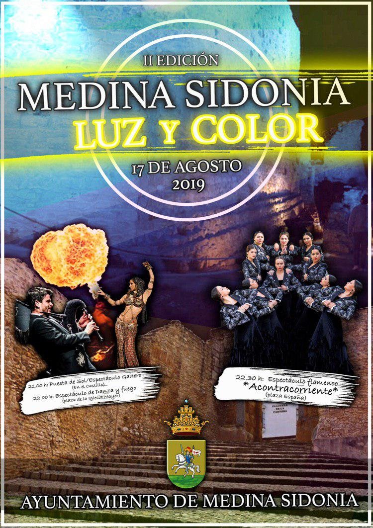 aytomedinasidon's tweet photo. Continuando con la presentación de las actividades de verano hoy os queremos desgranar las actividades de la II Edición de las Noches de Luz y Color en Medina Sidonia, que se desarrollarán el próximo 17 de agosto. #medinasidonia #luzycolor https://t.co/n0BC2MEqUS