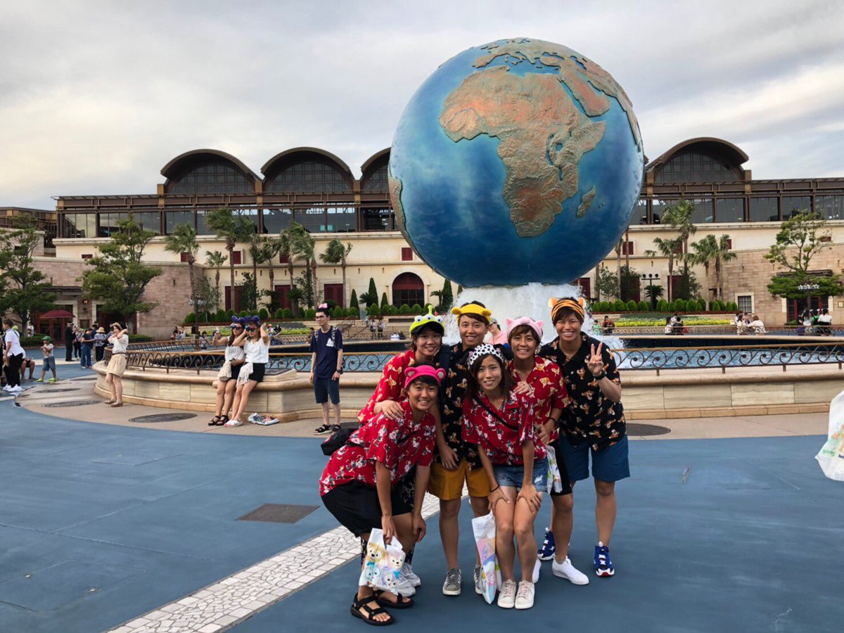 Mei Yasaka 八坂 芽依 Disney Sea みんなでお揃いの服 耳つけたり 楽しい時間でしたー 夏休み満喫しましょーう Inac神戸