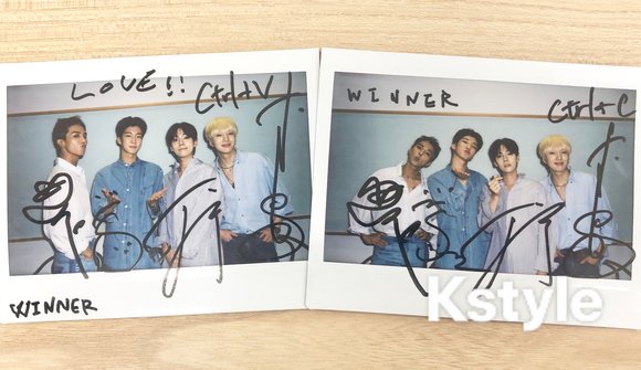 Kstyle_news's tweet photo. 【プレゼント】#WINNER 直筆サイン入りポラを2名様に！

・@Kstyle_newsをフォロー＆このツイートをRTで応募完了
・応募〆切は8/13（火）11:00まで

動画インタビューはこちら▼
https://t.co/iA1Mbth8Wj https://t.co/F7XryHOx6A