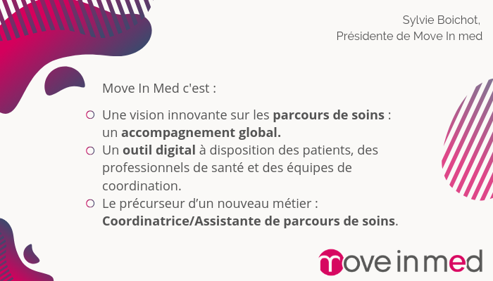 moveinmed's tweet photo. #storytime | En bref, Sylvie Boichot, nous donne sa définition de Move In Med❗️
#innovation #esante #hcsmeufr #patientExperience #ehealth #cancer #recherche #MoiPatient #aidants #AccurayPatientFirst #oncologie #IA https://t.co/SYQESRn1wk