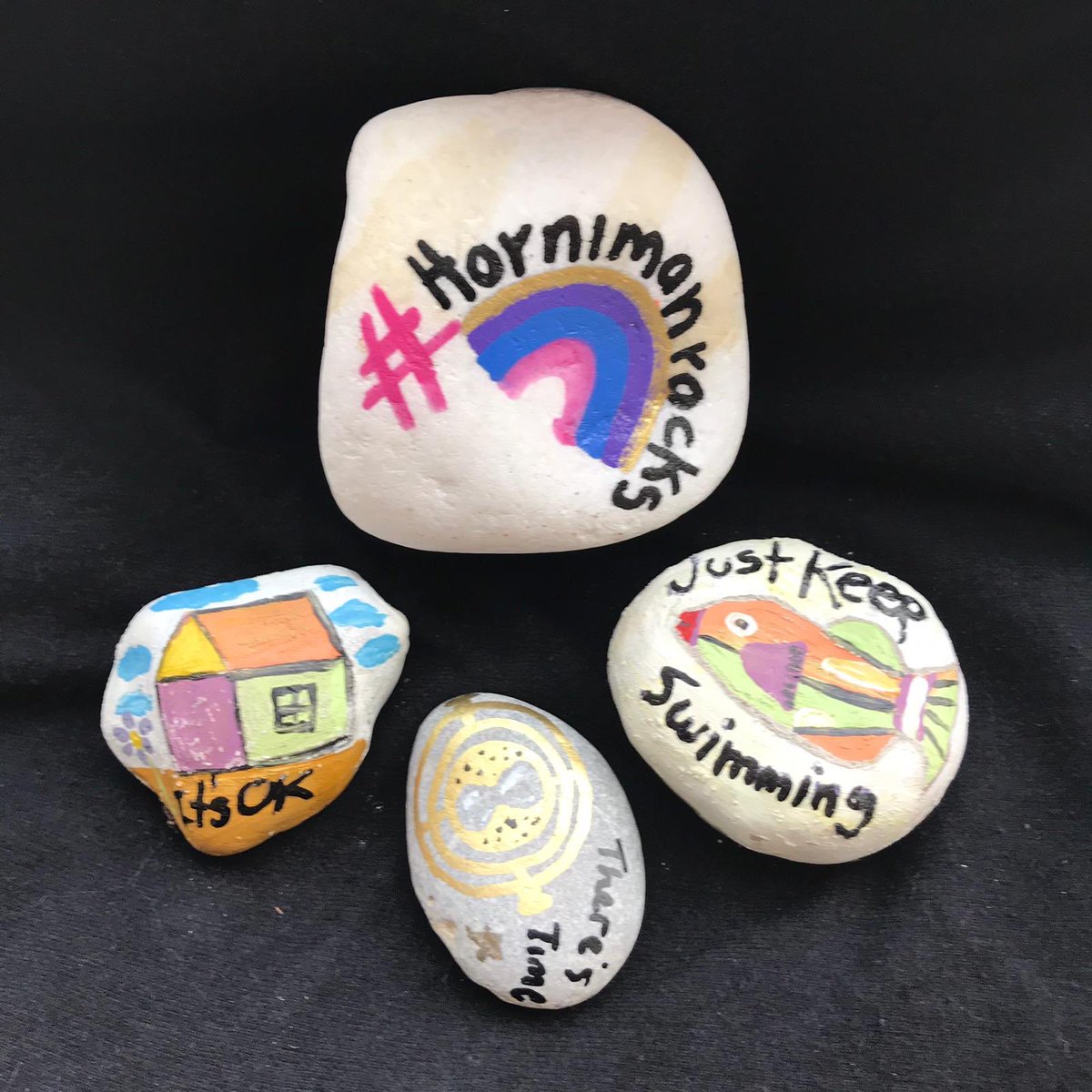 ArtsNetworkLDN's tweet photo. We will be at the Horniman bandstand, painting rocks. Come and help us spread messages of inspiration and joy. #hornimanrocks #artsnetworkldn #hornimanmuseum #artmakespeoplepowerful https://t.co/1k1773wwrD