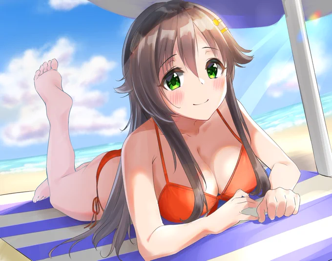 お題箱より「水着ユッキ」
#姫川友紀 