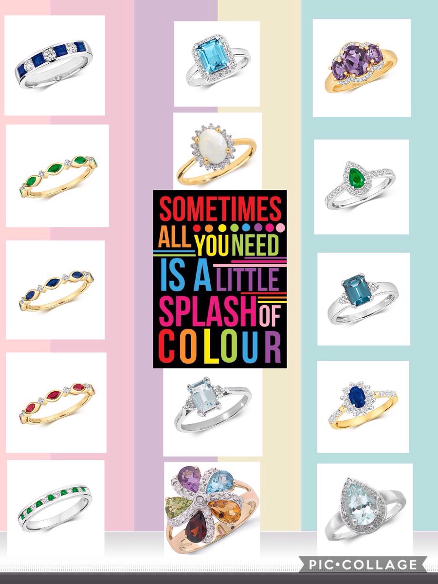 Our stunning collection of coloured stone rings <a href="/kingston/">kingston</a> Jewellers Barnsley ✨💞kingstonjewellersbarnsley.co.uk #rings #diamonds #jewellery #shoplocal #lovebarnsleytowncentre #barnsleyisbrill