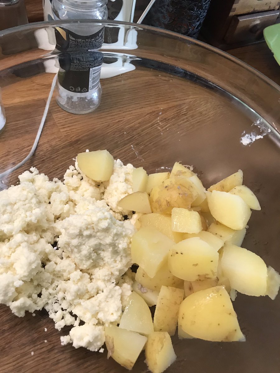 kaialunde's tweet photo. Saska taught me how to make halusky, a traditional Slovakian dish with potatoes, fresh sheep cheese, and bacon! I wish I was teaching cultures and cuisine to share this dish with my students! #culturalcove #gfschools #Slovakia #cookintraining https://t.co/mSUcJaP2ZR