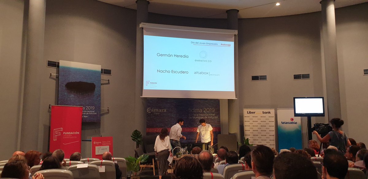 VisualitWorks's tweet image. Presentes en el #diajovenempresario organizado por @AJEASTURIAS, disfrutando de las ponencias de @empathyCo_ y @altabox