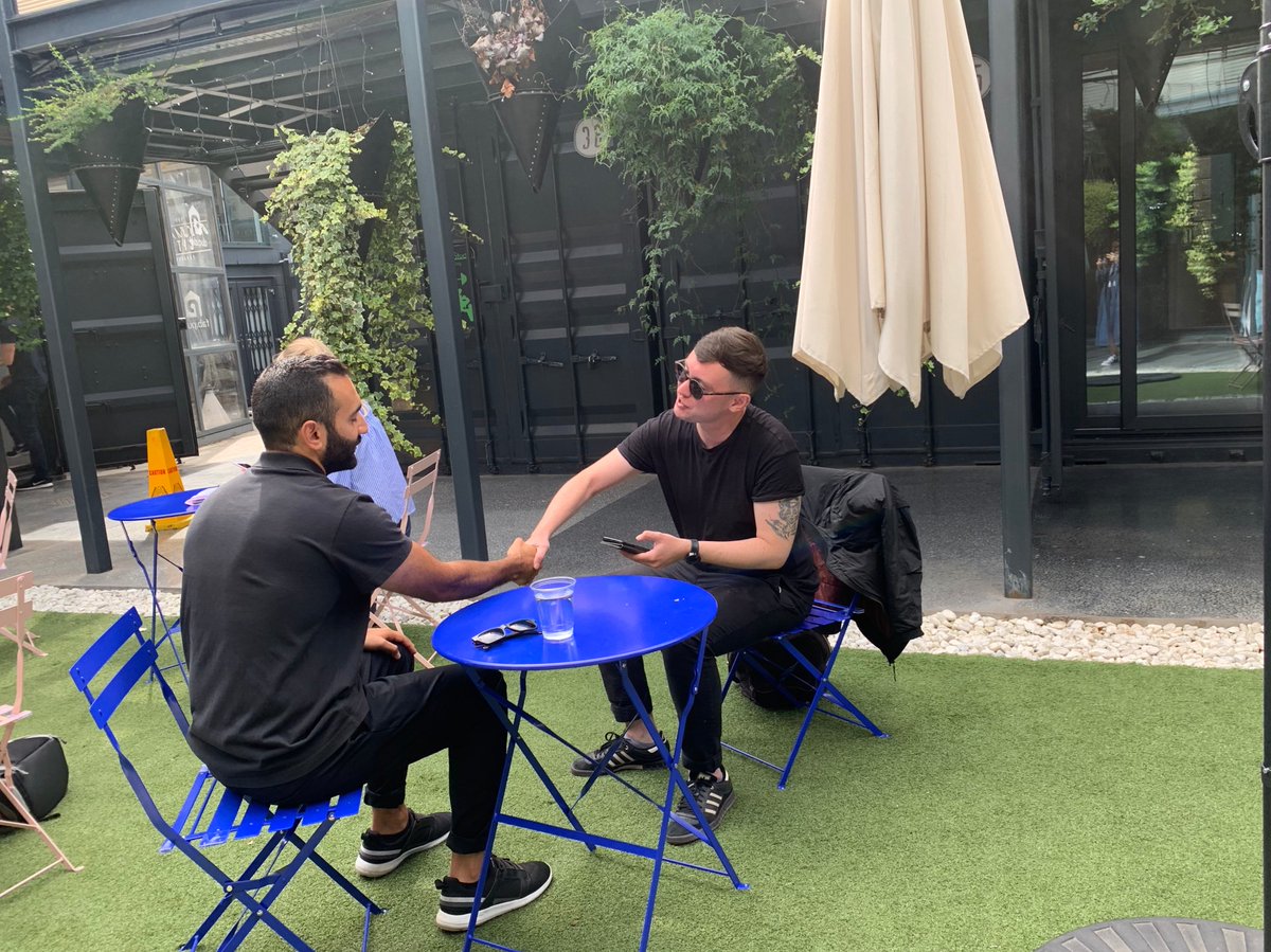 arpublicity's tweet photo. Junket for @AniaraFilm underway #GossamerCityProject! Join us tonight @RioCinema for Q&A w/ #PellaKägerman #HugoLilja #ArvinKananian - hosted by @wendyide @arrowtag #ANIARA in cinemas and on demand 30 Aug https://t.co/5ob0KH2Js6