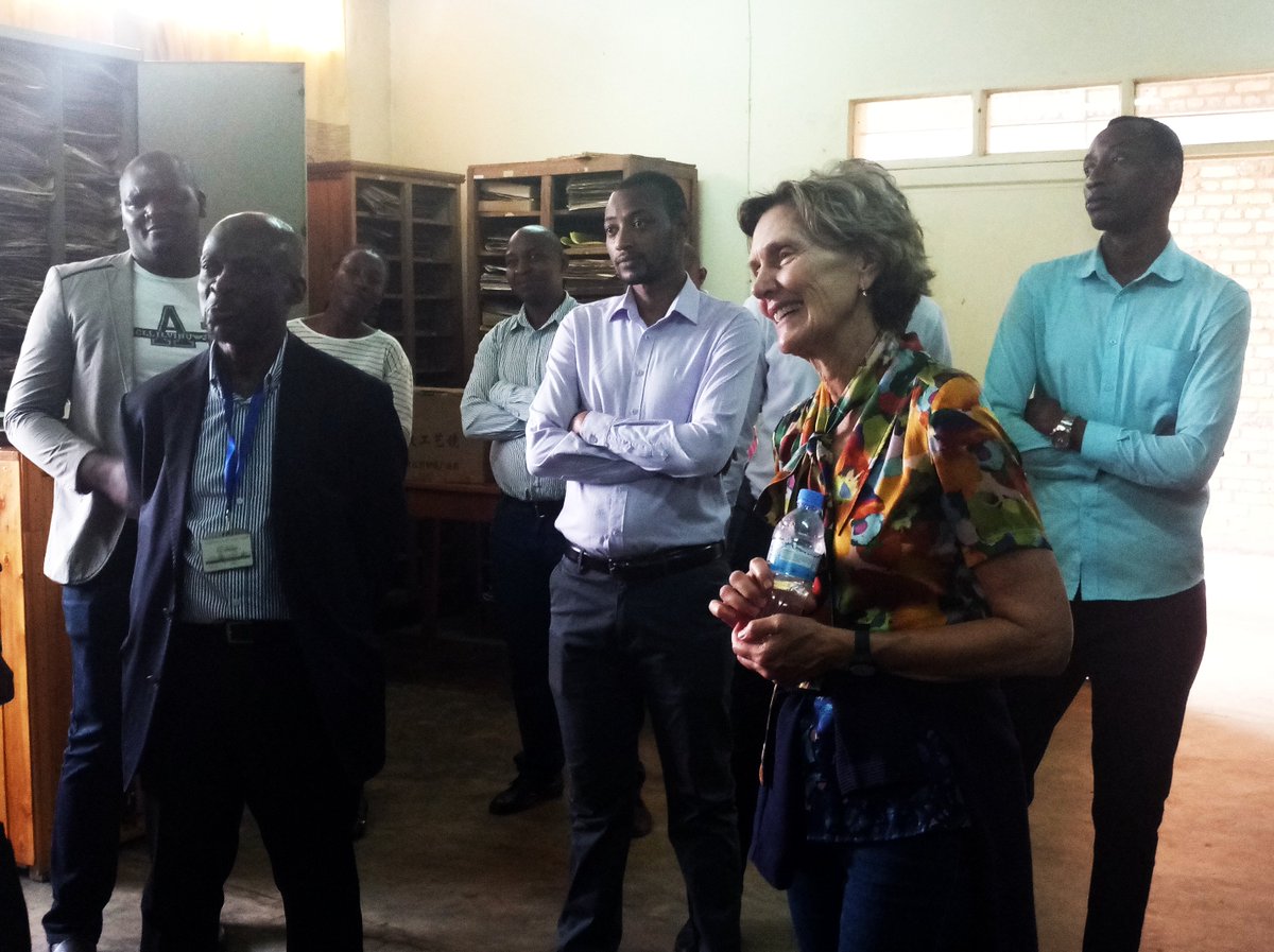 <a href="/Uni_Rwanda/">University of Rwanda</a> <a href="/REBRwanda/">Rwanda Basic Education Board</a> <a href="/ccpcotton/">Prof. Philip Cotton</a> <a href="/PMusafiri/">Dr. Papias Musafiri</a> <a href="/urcst/">UR-CST</a> <a href="/Rwanda_Edu/">Ministry of Education | Rwanda</a> <a href="/UR_Huye/">UR_Huye campus</a> <a href="/BethKaplin1/">Beth Kaplin</a> She was accompanied by the UR DVC in charge of Academic Affairs and Research, Prof. Nelson Ijumba and other <a href="/Uni_Rwanda/">University of Rwanda</a> Staff members in their tour at the whole Huye Campus.