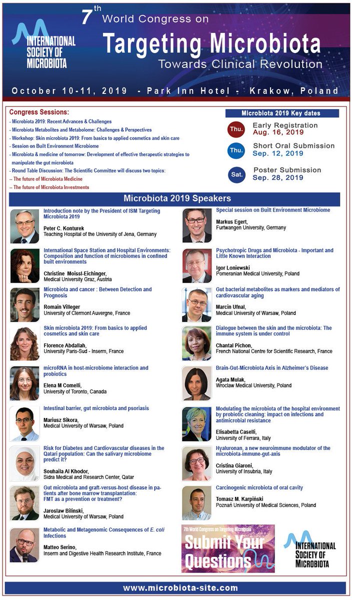 International Society of Microbiota tweet media
