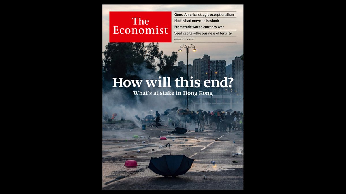 If China were to send the army into Hong Kong, the consequences would be disastrous and have global implications. Our cover this week https://econ.st/2Kx6uDU