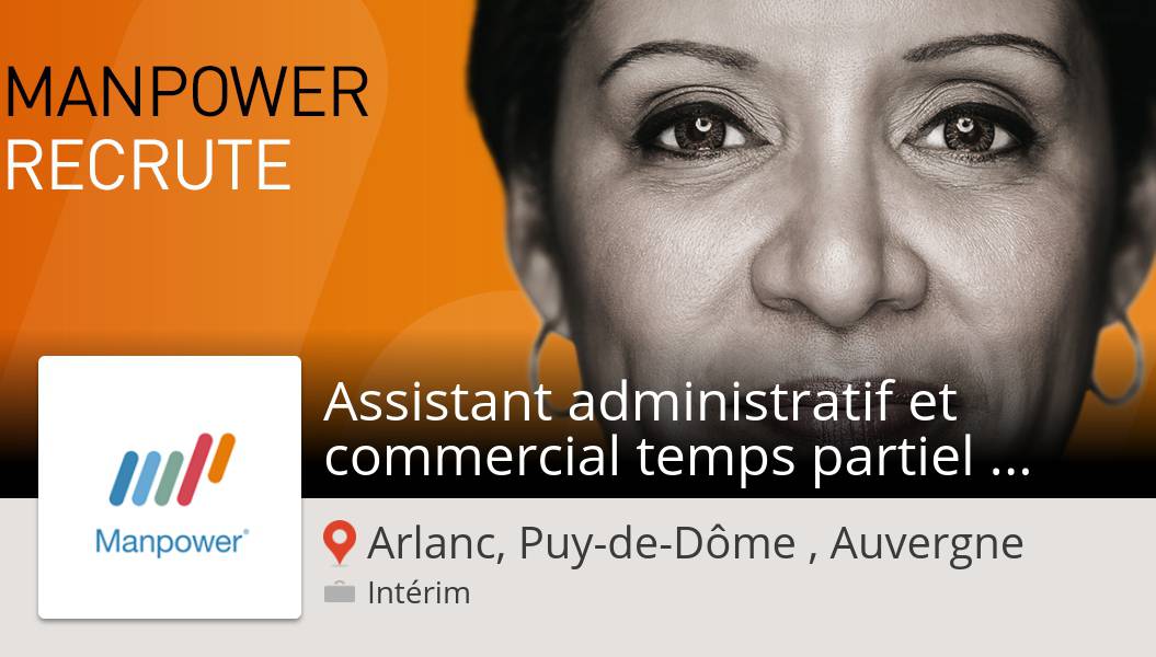 Fafournoux_C's tweet photo. Besoin d'un #Assistant #administratif et commercial temps partiel (H/F) #ArlancPuydeDômeAuvergne chez #ManpowerFrance. Postulez dès maintenant! #job https://t.co/nVcvipR5ER https://t.co/HOgND3w7py