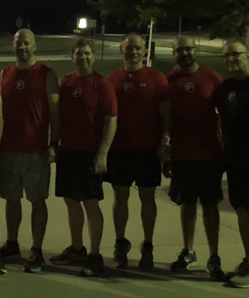 F3Dunphy's tweet photo. @F3KenDoll @LucasClamp @F3Surge @F3LexSC @F3LakeMurray @F3Columbia #TippyToes is Back!! #GreenShirt @SansHemingway #Manchew  was missed.☹️ https://t.co/qsypjLv9tT
