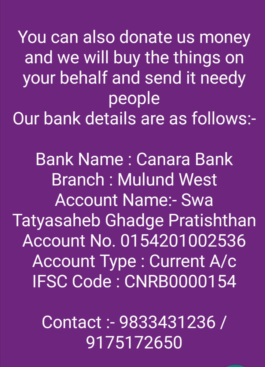 SushilRGoswami's tweet photo. #StandWithSangli
#StandWithKolhapur
@stgpngo is doing a campaign to provide relief materials to the people of flood affected areas. Need helping hands 🙏
Contact- @SarangGhadge & @SushilRGoswami...
@MajorPoonia @narendramodi @AmitShah @Dev_Fadnavis @AUThackeray @ravikishann https://t.co/OXCgQgEfwW