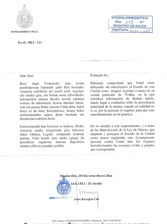 HEmakumeak's tweet photo. @mnbrot @TwitterEspana @TwitterSupport Como podéis observar en las imágenes, el usuario 0nyarbi89, anteriormente llamado, Hondarribiainfo, ya fue advertido, por @HondarribiaUdal, por el uso indebido del logotipo oficial.  En nuestro caso, llevamos publicando aquí todo aquello que publicamos en FB desde 2014. https://t.co/eKbMjygKYN