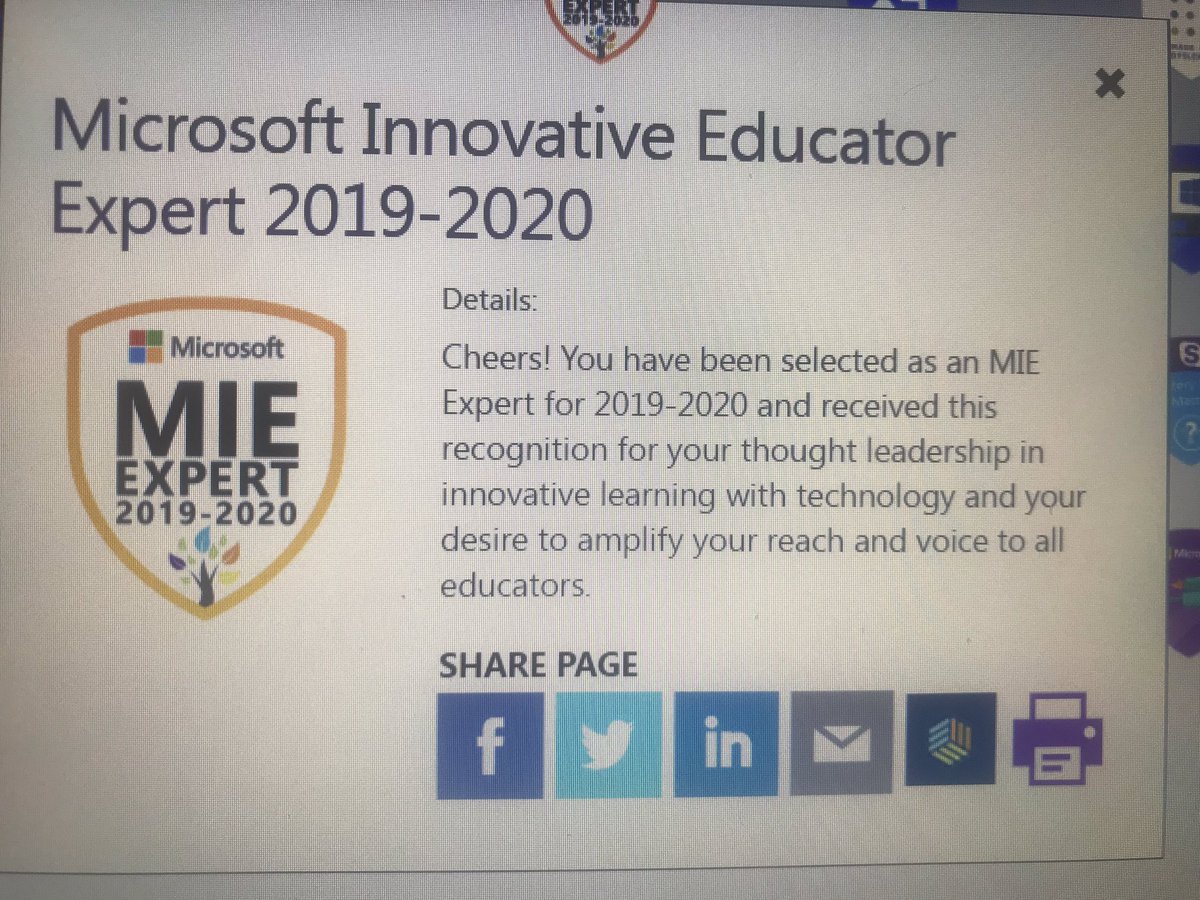 So excited to be selected as MIEE 2019-20 <a href="/ashex16/">Asha Alexander UN Accredited #ClimateChange Leader</a> #MicrosoftEdu #MIEExpert