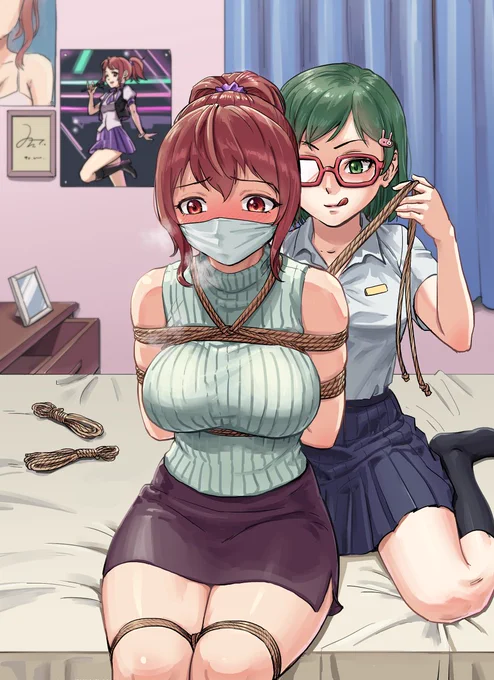 ダイエット 猿轡バージョン #緊縛 #拘束 #縛り #bondage #猿轡  