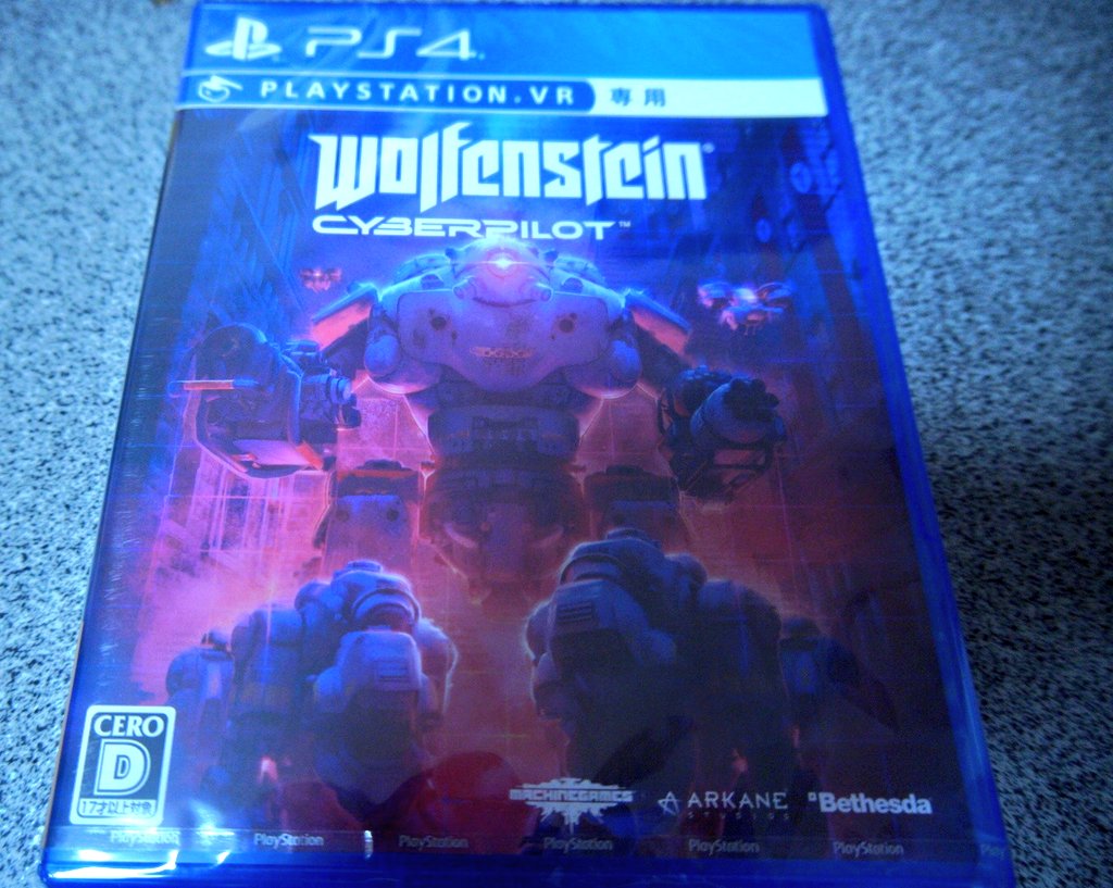 Daichi_DMD_Game's tweet image. Wolfenstein Cyberpilot届いたЯoR🎮

PS4 Pro対応確認
#WolfensteinCyberpilot #Wolfenstein
#PSVR