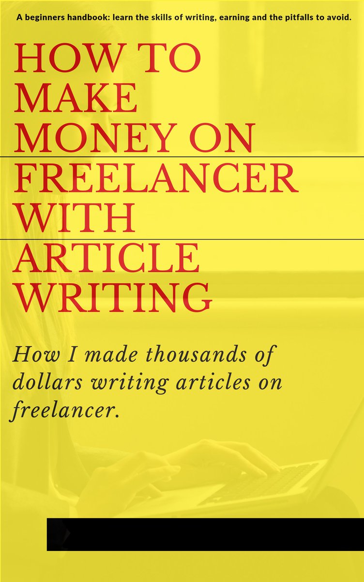 optimizepro's tweet photo. https://t.co/B1WRUyHqhw
#MoneyMatters  #freelancing  #writingtips #OnlineMarketing #Agege 
This free book, unlocks secrets and gives you steps to making money with freelance writing. https://t.co/wmqKouGUmg