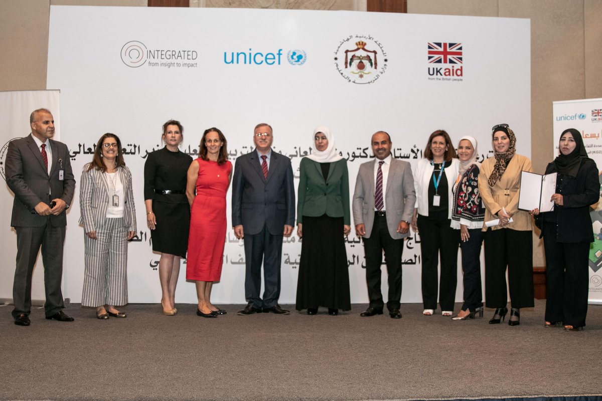IntegratedIntl's tweet photo. Under the patronage of His Excellency the Minister of Education, Walid Al Maani, we are proud to celebrate the launch of Let’s Live in Harmony, our flagship program of ed-tech focused on building literacy skills &amp;  social cohesion in 100 schools in Jordan #integratedintl https://t.co/FHsYN4dHGU