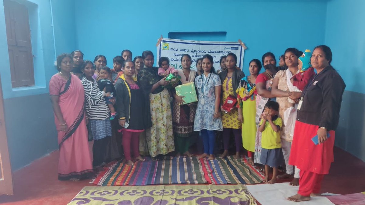 Biocon_FDN's tweet photo. Doctors from Dept. of Community Health, St John's Medical college & healthcare workers from #BioconFoundation conducted a quiz competition and awareness session on importance of #breastfeeding for postnatal mothers in Old Cement line Anganwadi in Austin town. #EngagedForImpact https://t.co/xmXhUABd1t