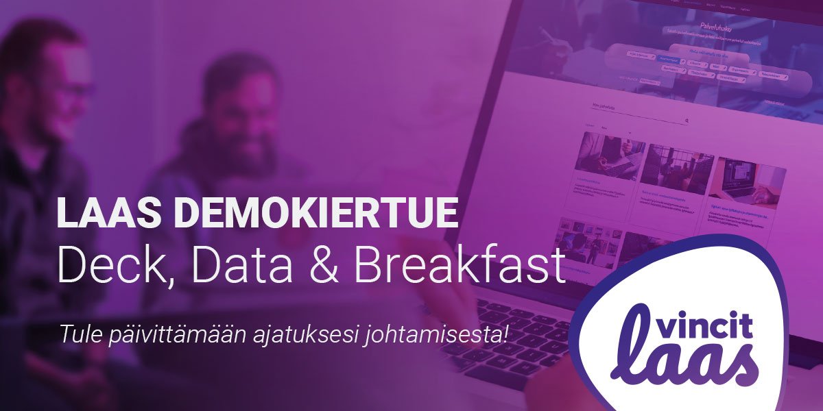 ⏰ Demokiertueella on mukana jo 140 yritystä ja Helsingin tapahtuma on varattu loppuun!

Tampereelle ja Turkuun on muutama paikka jäljellä. Mukana kertomassa omista käyttöönotoistaan @fonecta (TRE) ja @VMP_Suomi (TKU)!

Varaa viimeiset vapaat penkit: vincitlaas.eventbrite.com