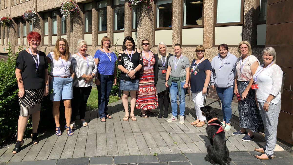 UniteWales's tweet photo. Our fantastic Women’s Committee would like to send a message of solidarity to workers at both Ford Bridgend and #HarlandandWolff in Northern Ireland. #SaveOurShipyard #WeBuiltFord ✊✊ https://t.co/9O88juJzJJ