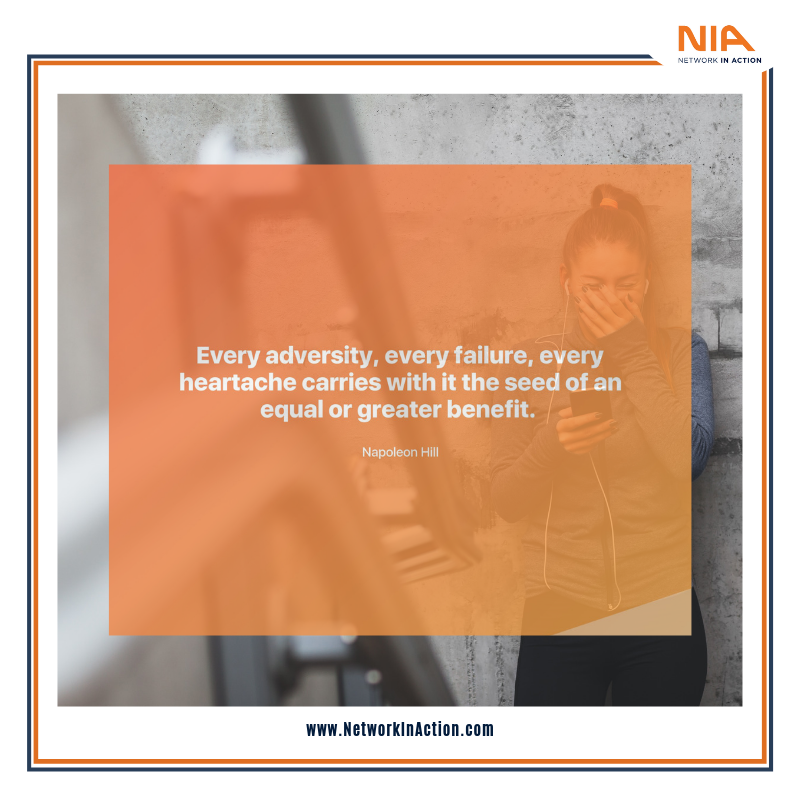 mooser09's tweet photo. "Every adversity, every failure, every heartache carries with it the seed of an equal or greater benefit." Napoleon Hill

#BusinessNetworking #NetworkInAction #HoustonProfessionals #BusinessOwners #NIAHouston https://t.co/8RPKj2pv9n