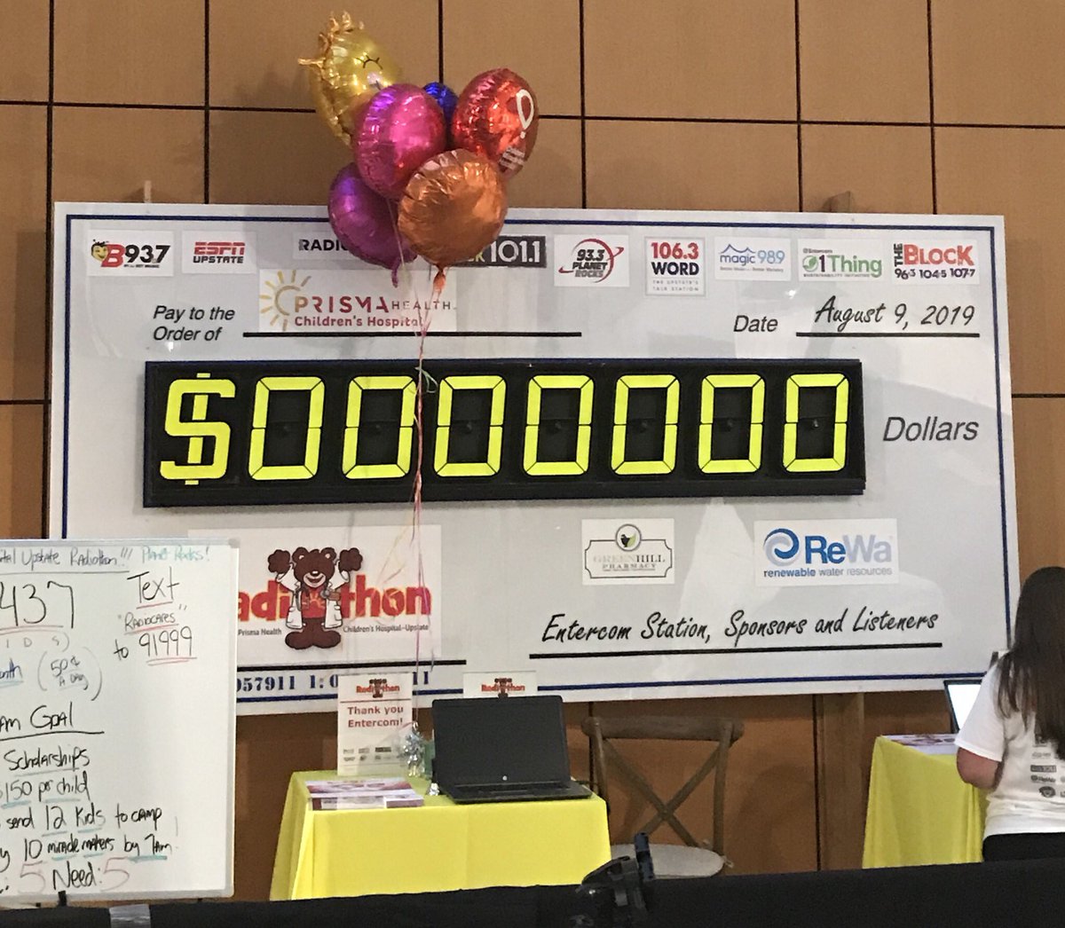 TheRiseGuys's tweet photo. We are live at #Radiothon at @ghs_childrens hospital supporting the kids &amp; their families! 👪

Call 1-877-719-5437 to donate any amount you can or text RADIOCARES to 91999

Thank you @GreenhillRx &amp; @InglesAdvantage https://t.co/yW4CXNHVyN