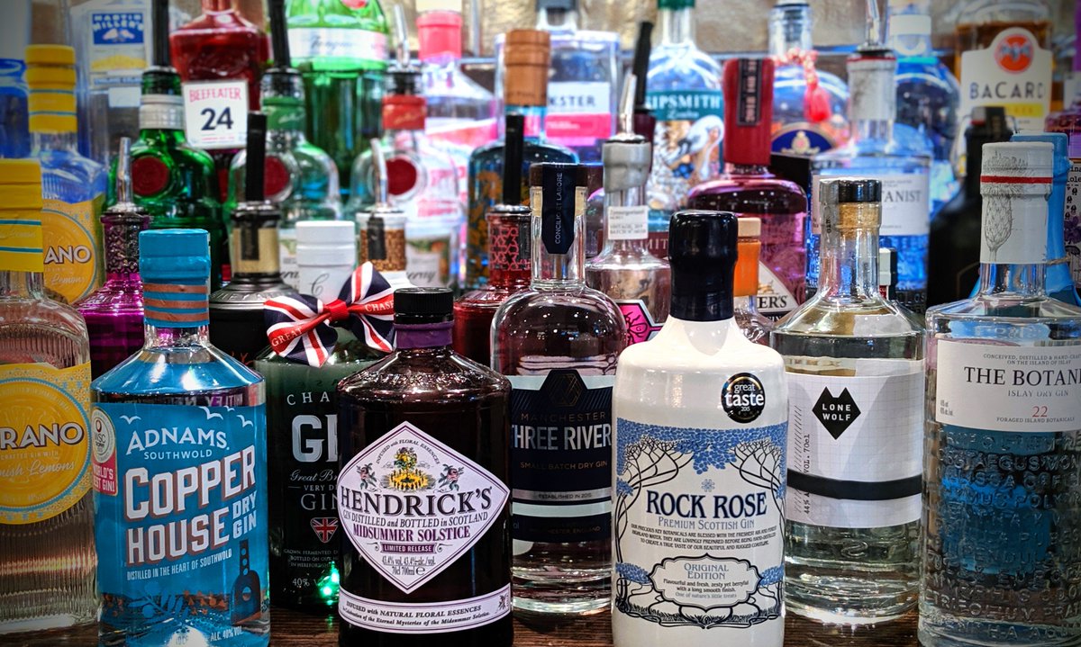 Gin alert!!!!

We have over thirty stunning gins to choose from throughout August, and to celebrate these botanical beauties, if you buy six we will give you a <a href="/GordonsGinUK/">Gordon's Gin</a> and tonic for free! Come and collect your stamp cards and get in on the gin 🥰