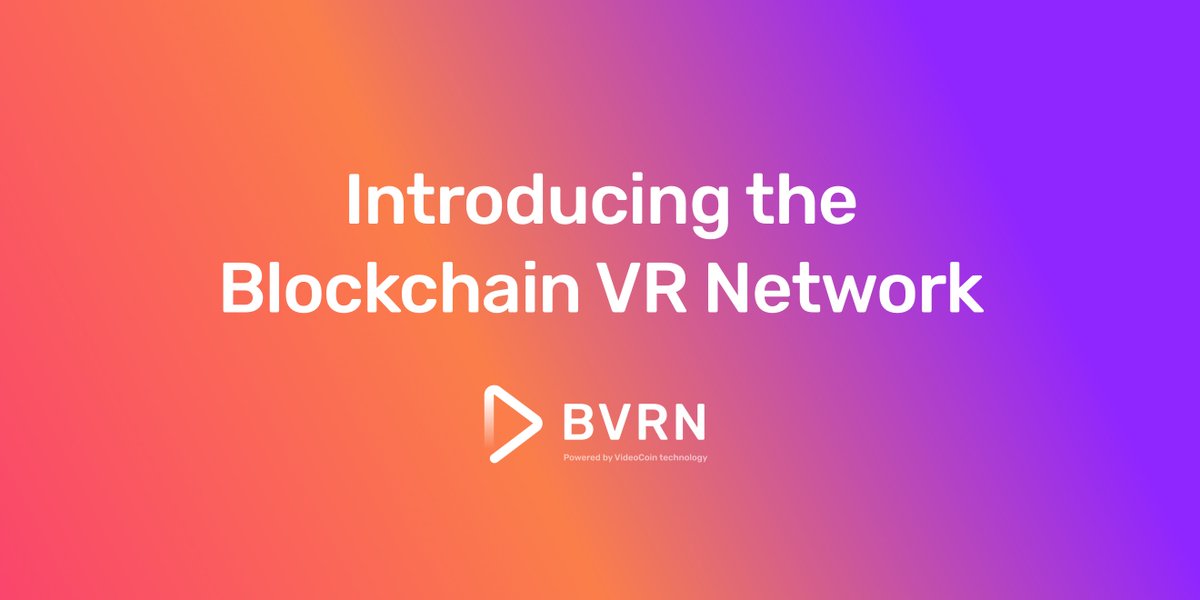 VividLabsHQ's tweet photo. #PressRelease: World’s First Blockchain VR Network Set to Launch Featuring Top Content Creators at @badcrypto Podcast, Crypto Trader and More, Powered by #VideoCoin Network Technology. https://t.co/75jMN9xfaQ #BVRN https://t.co/1fiRir80Vf