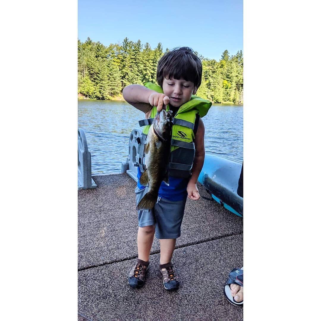 He keeps out fishing his grampa nor fair but gotta love it