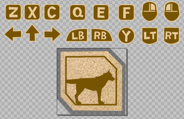 YAT_witter's tweet photo. Created controls icons. Is this easy to understand? #gamedev #gameart https://t.co/YkniEYYxVs