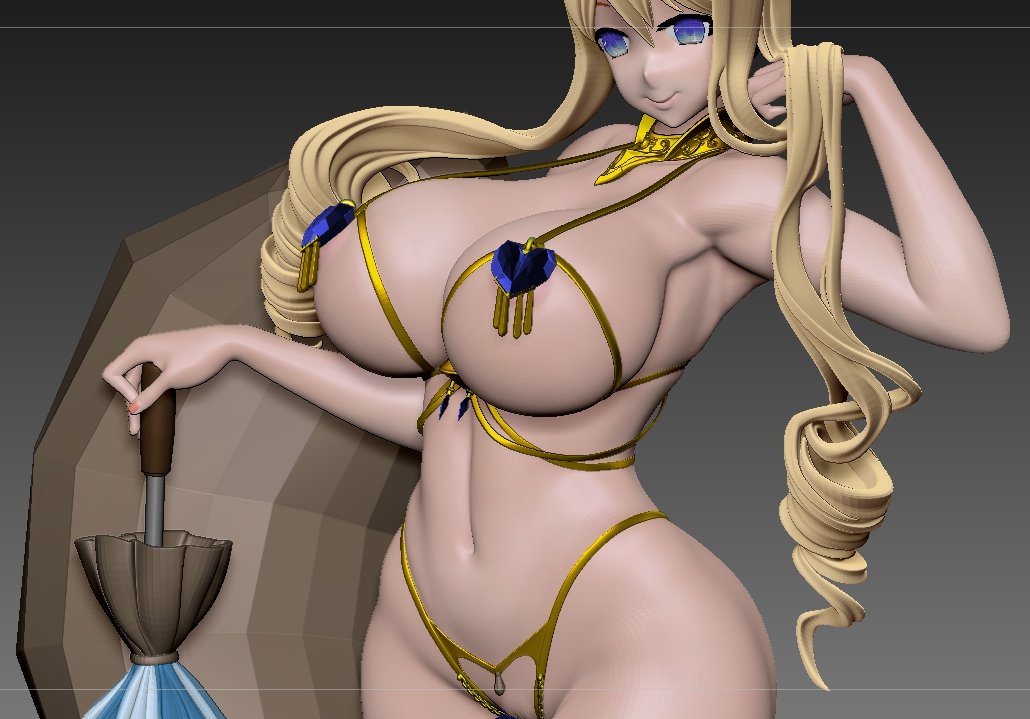 sec0c0noin's tweet photo. もうすぐですね。

#zbrush　＃習作　＃ラストオリジン　＃シャルロット　#フィギュア　＃라스트오리진　＃습작 #샬럿 https://t.co/Cf7VQmdfbo