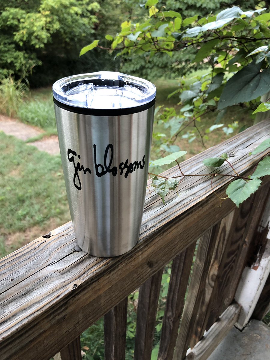 Rajrory's tweet photo. Best band merch ever!! Thanks @ginblossoms for my morning drug holder! #coffee #gingirl @anadolan https://t.co/lkJTvsJdGR