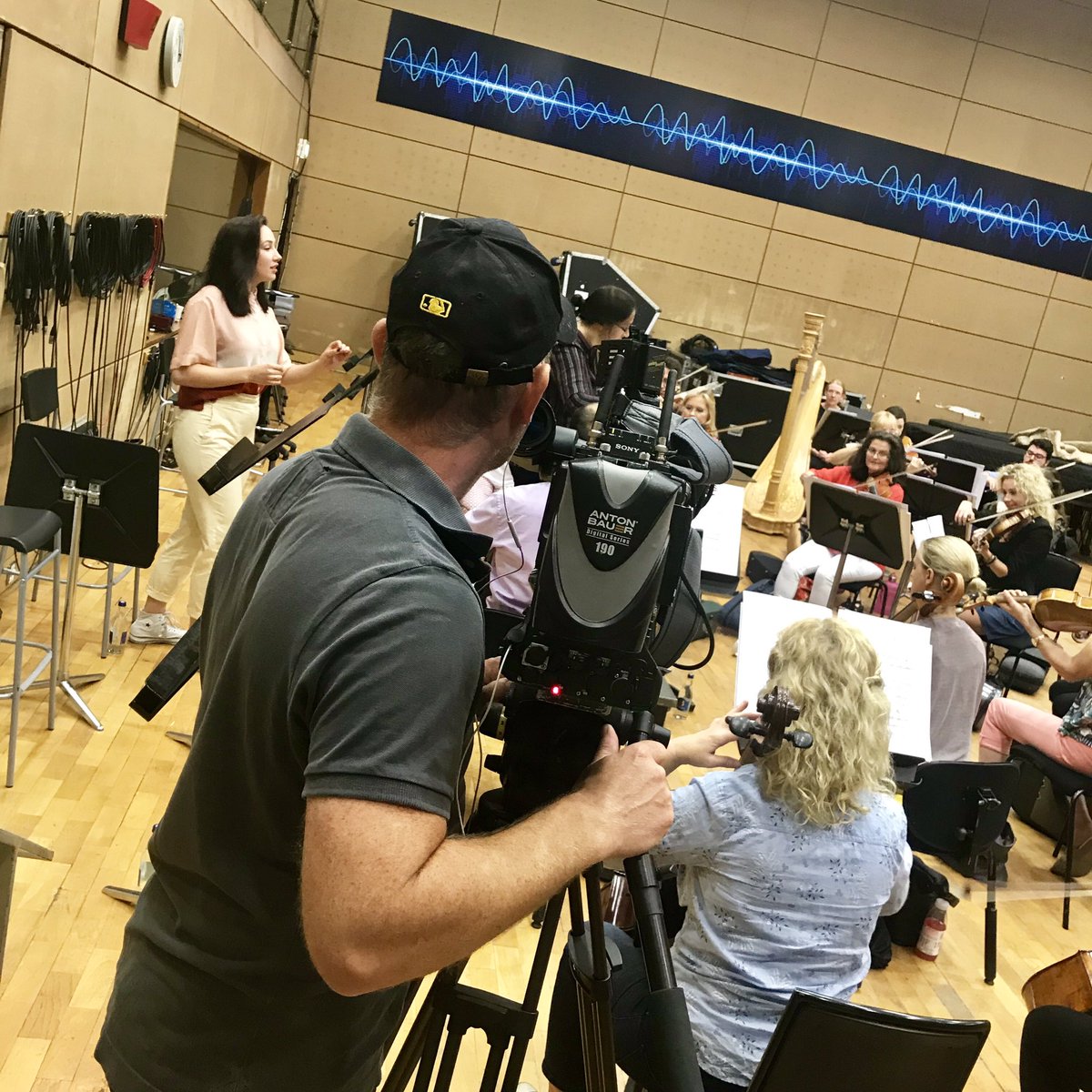 rte_co's tweet photo. Sharon Gaffney of RTÉ News came in to the rehearsals for our INO Studio Opera Gala tomorrow at the NCH - check it out later on radio and TV. https://t.co/OMAPHNv12y